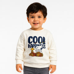 Girls skin cool happens print sweatshirt (Last Chance)