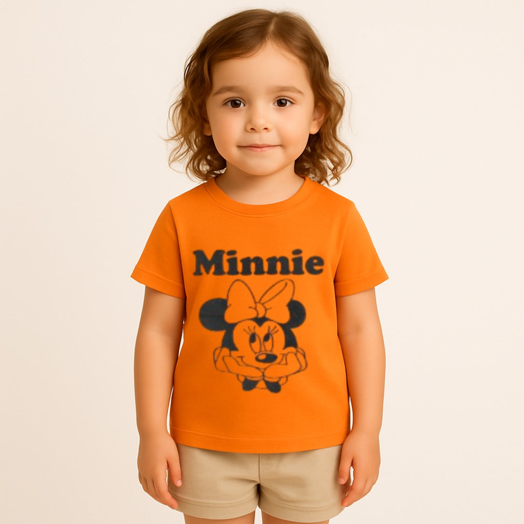 Girls orange Minnie T-Shirt