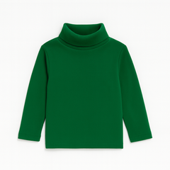 Pine green high neck