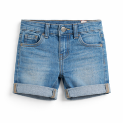 fold style denim short
