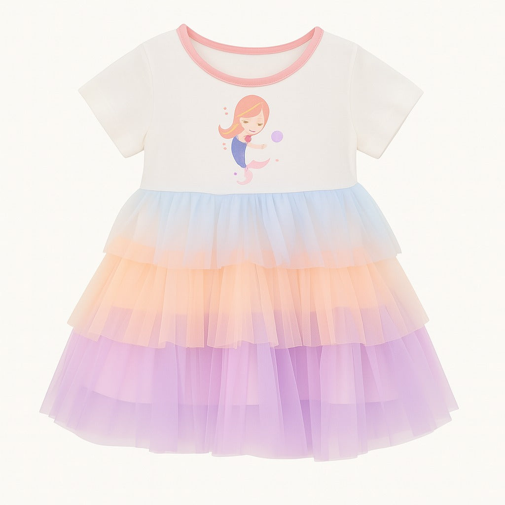 Girls mermaid fancy frock
