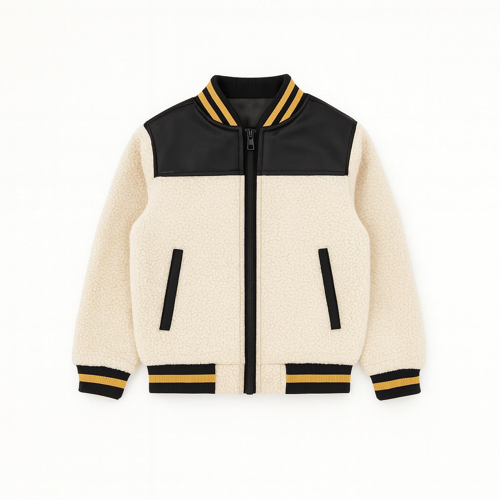 Boys skin wool upper