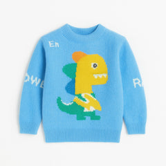 Boys blue Dino sweater