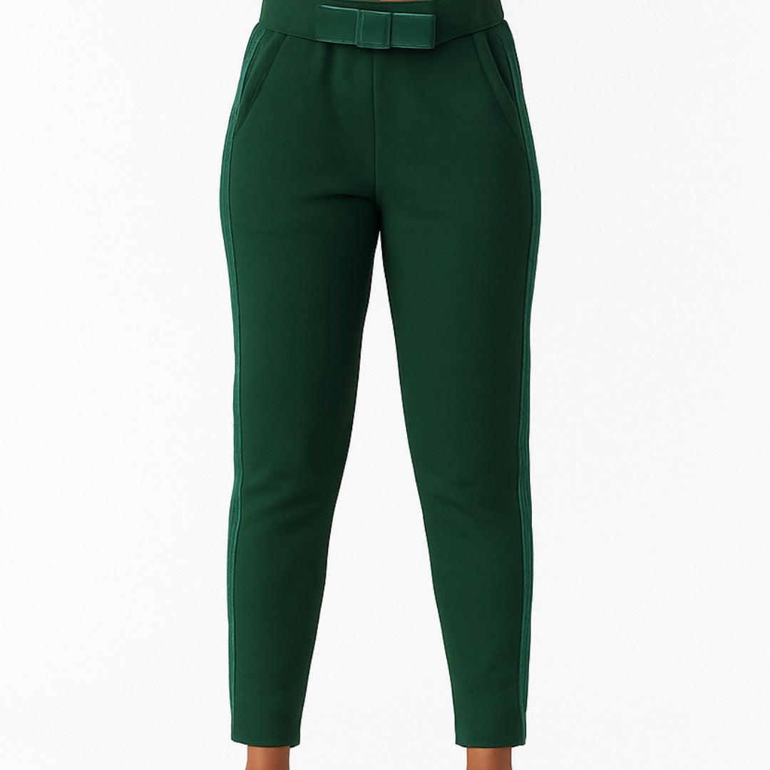 girls green side tape trouser (Last Chance)