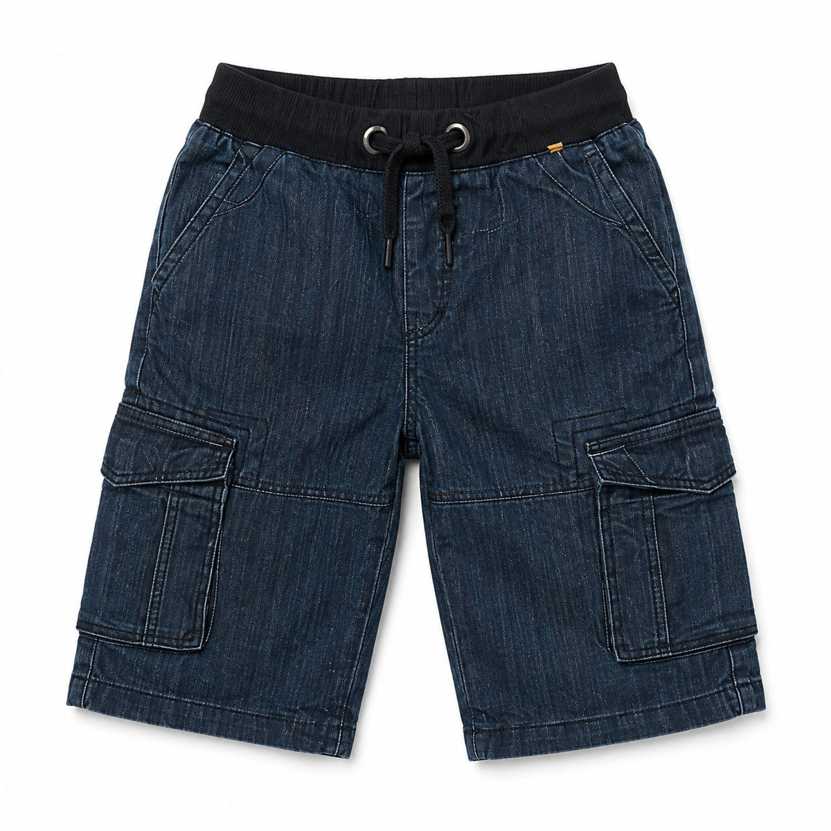 Boys gray 6 pocket denim short