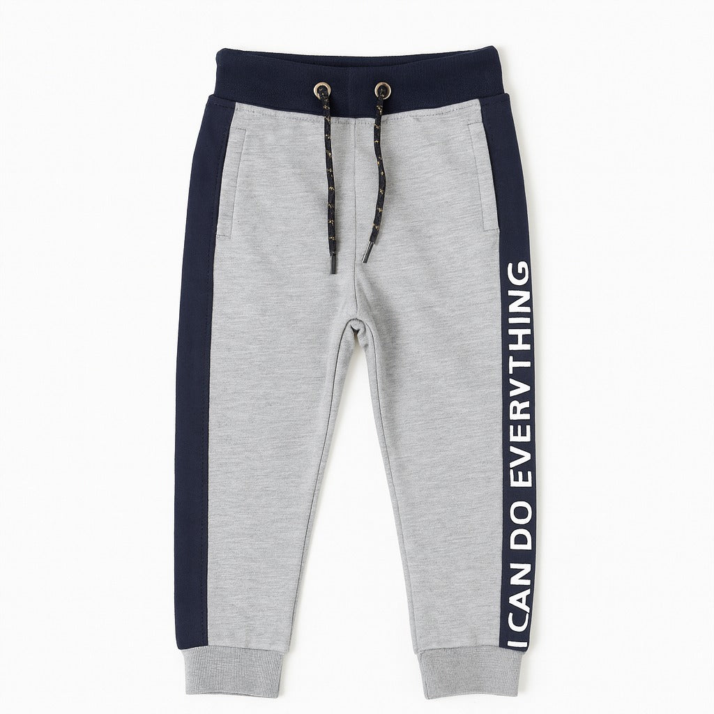 Boys printed side stripe trouser