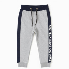 Boys printed side stripe trouser