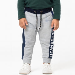 Boys printed side stripe trouser