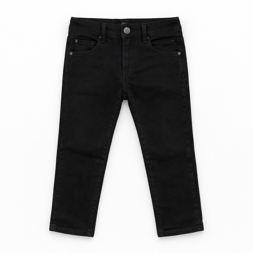 Boys black denim pant