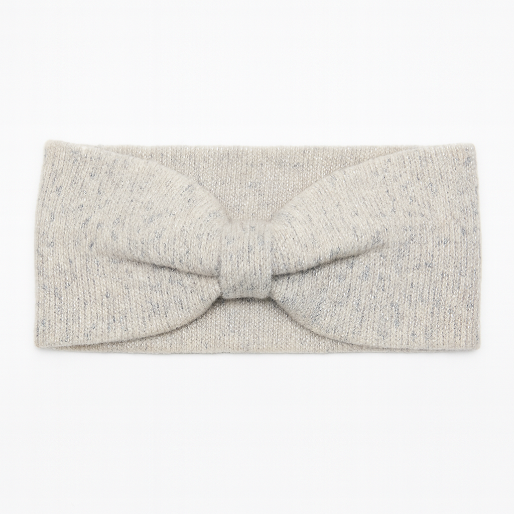 Girls shimmery woolen bow