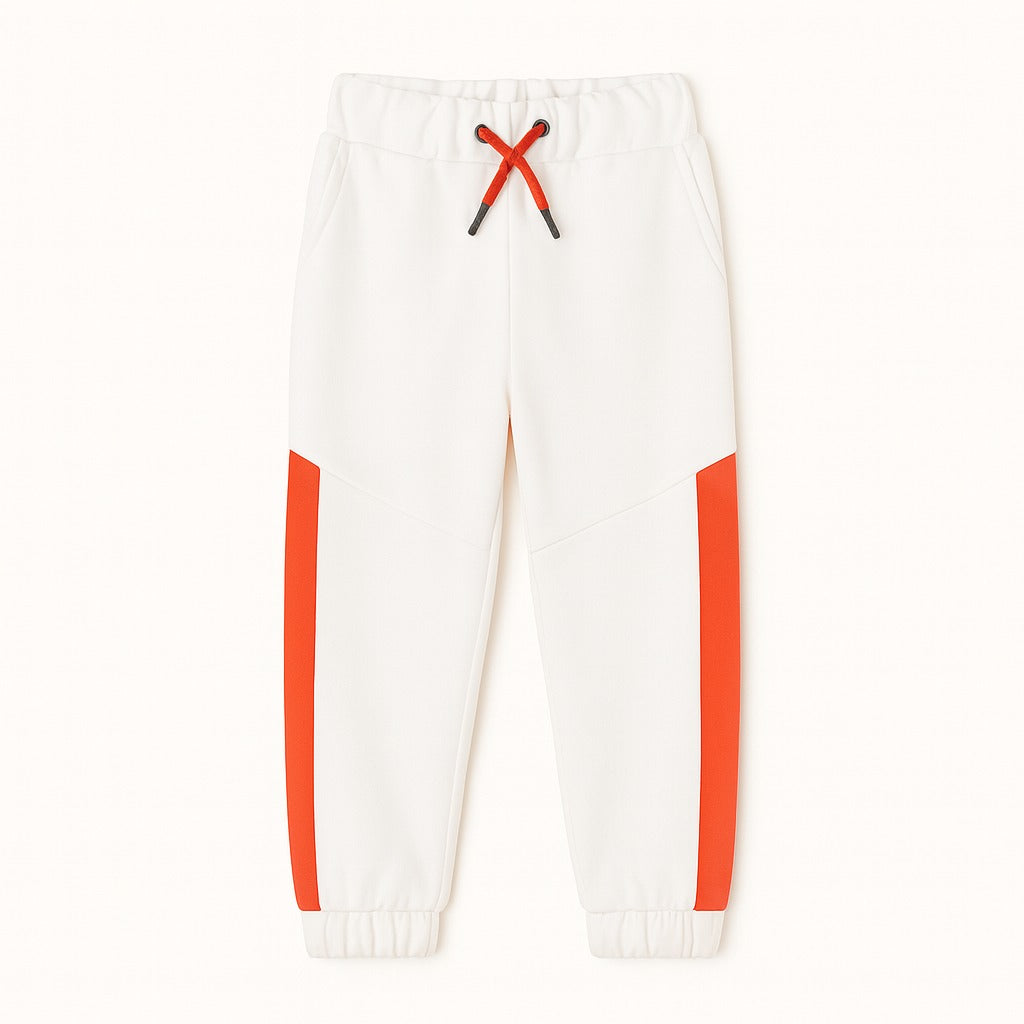 Boys white and red combo trouser (Last Chance)