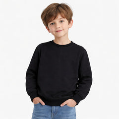 Plan black sweat shirt