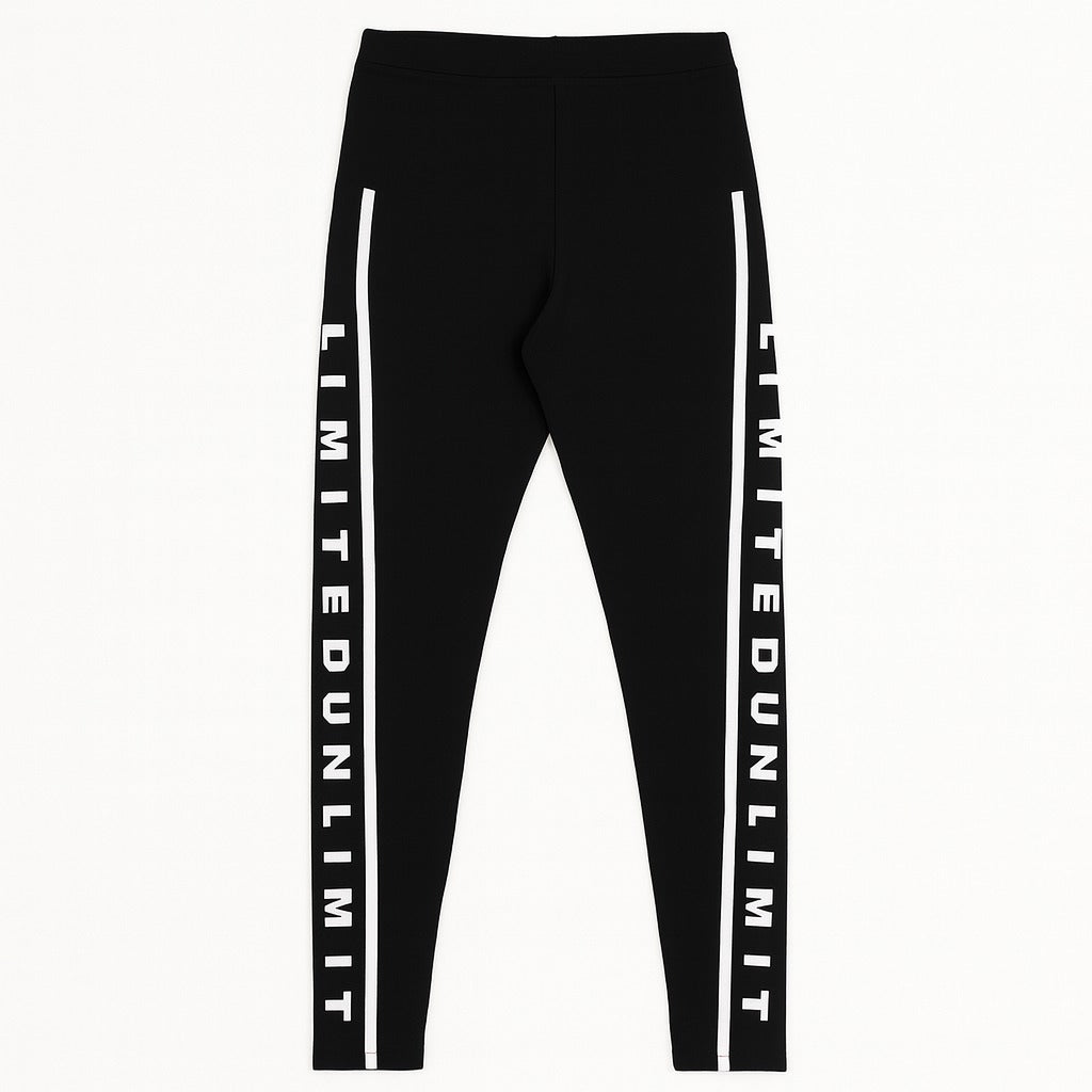 Girls side printed taped trouser