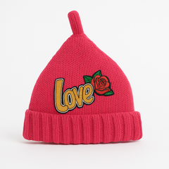 Shocking pink love cap