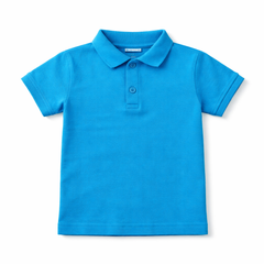 Boys blue polo shirt