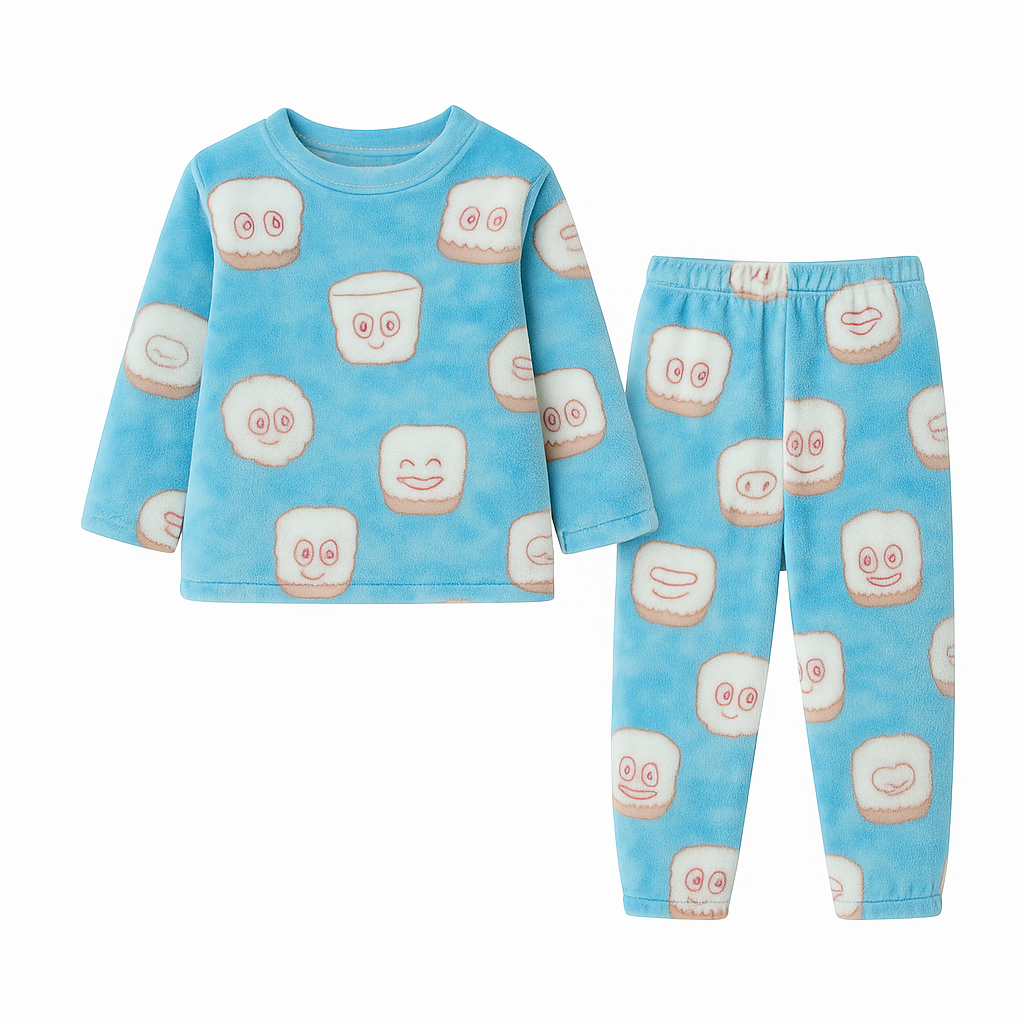 Boys sponge rabbit wool tracksuit