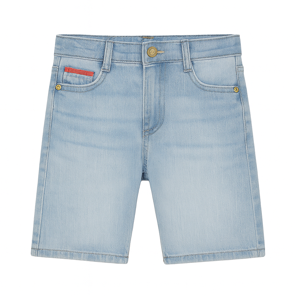 Boys ice blue denim short (Last Chance)
