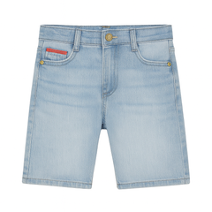 Boys ice blue denim short (Last Chance)