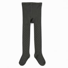 Girls gray polka dots legging