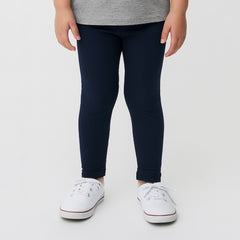 Girls navy basic trouser