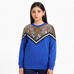 ladies sequins sweatshirt