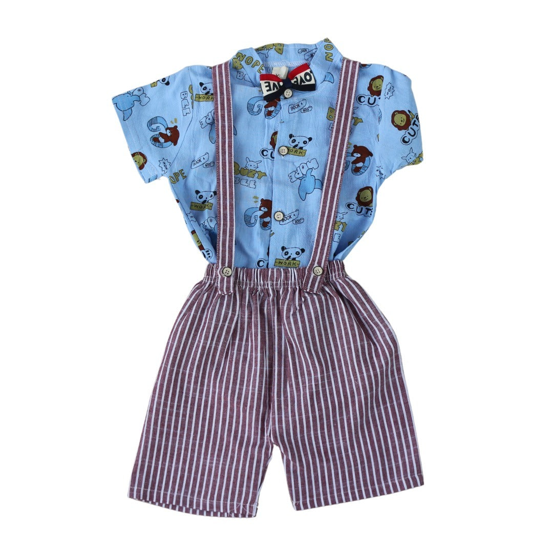 Boys blue animal 2 pc