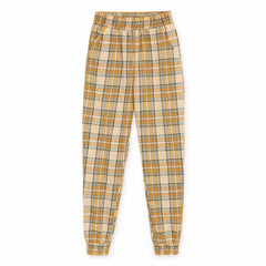 Ladies yellow check trouser