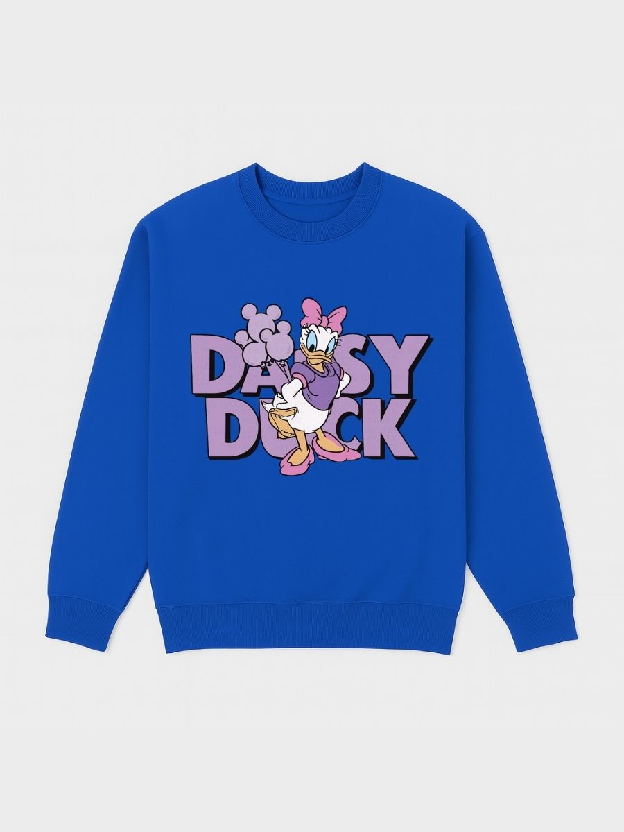 Girls Daisy Duck Fleece Sweatshirt