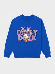 Girls Daisy Duck Fleece Sweatshirt