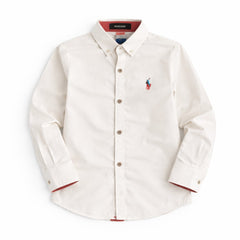 Boys White CASUAL SHIRT