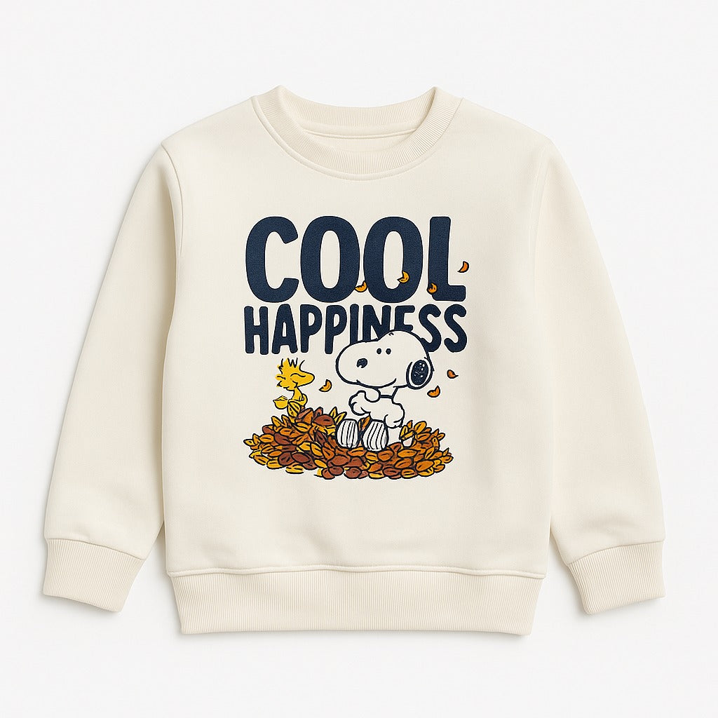 Girls skin cool happens print sweatshirt (Last Chance)