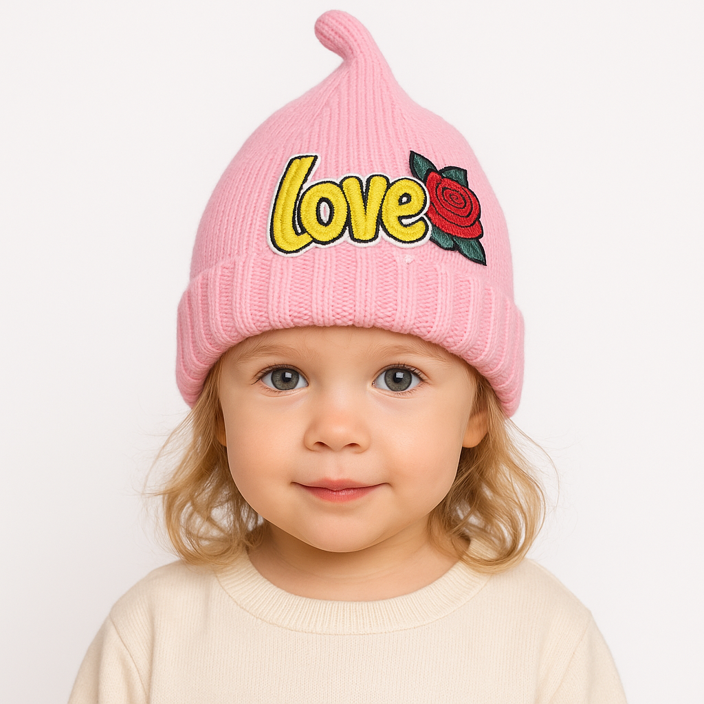 BABY PINK sequin cap