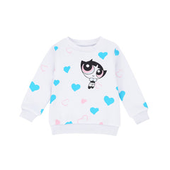 Power puff sweat shirt.
