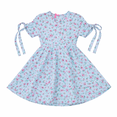 Girls flower print chiffon top