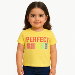 Girls yellow perfect T-Shirt