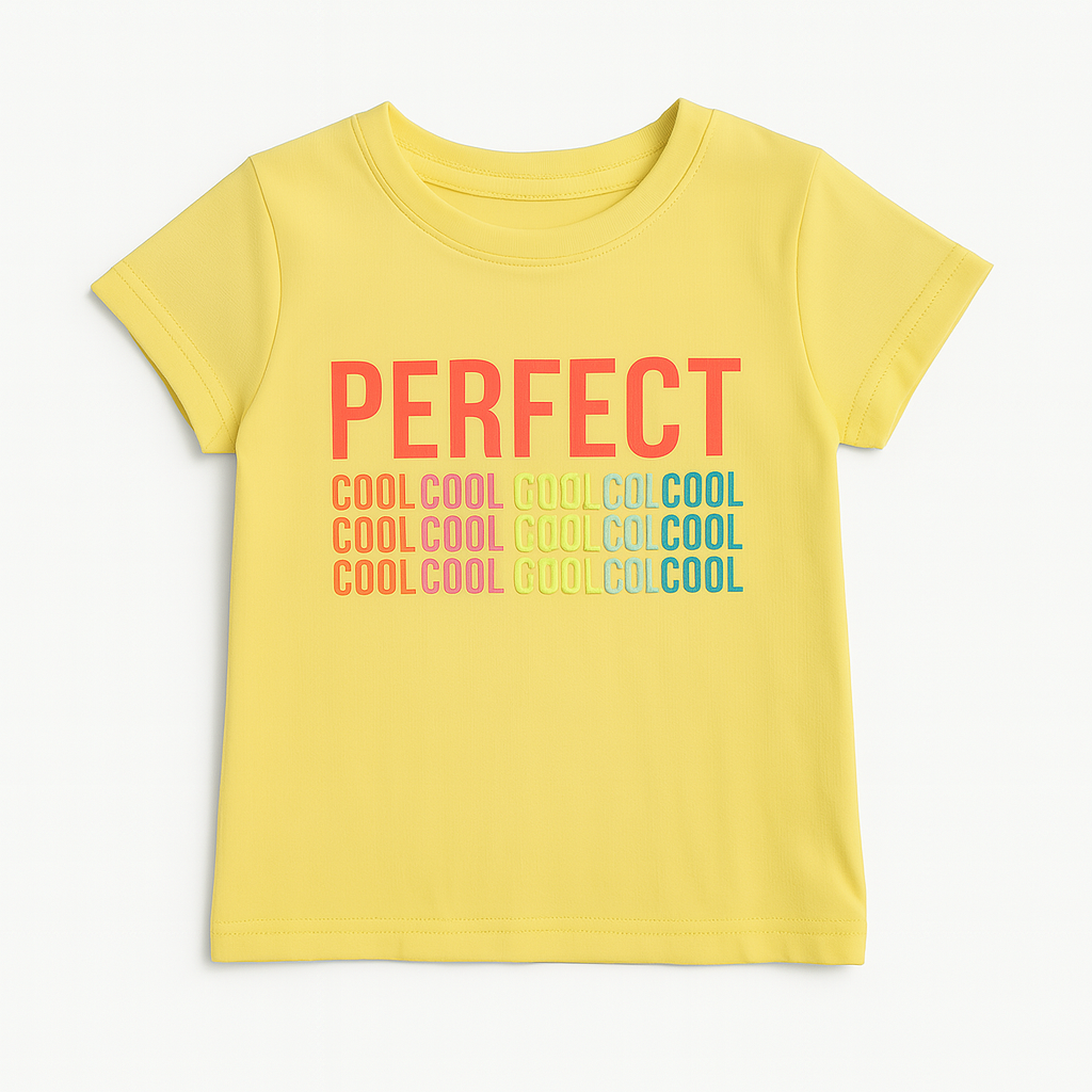 Girls yellow perfect T-Shirt