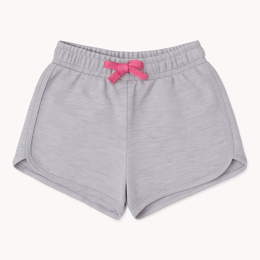 Girls gray basic shorts