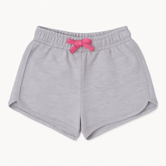 Girls gray basic shorts
