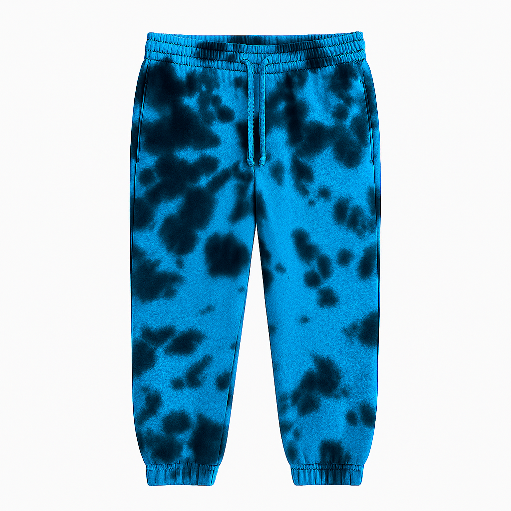 Boys blue tye n dye trouser