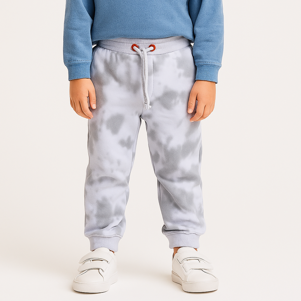 boys gray tye n dye trouser