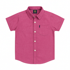 Boys pink check casual shirt