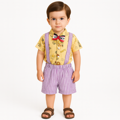 Boys yellow animal 2 pc