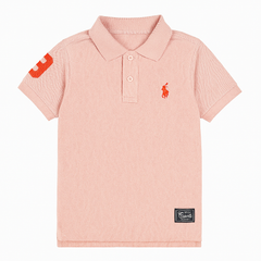 Boys tea pink polo shirt