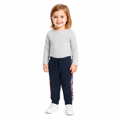 Girls blue girl power trouser