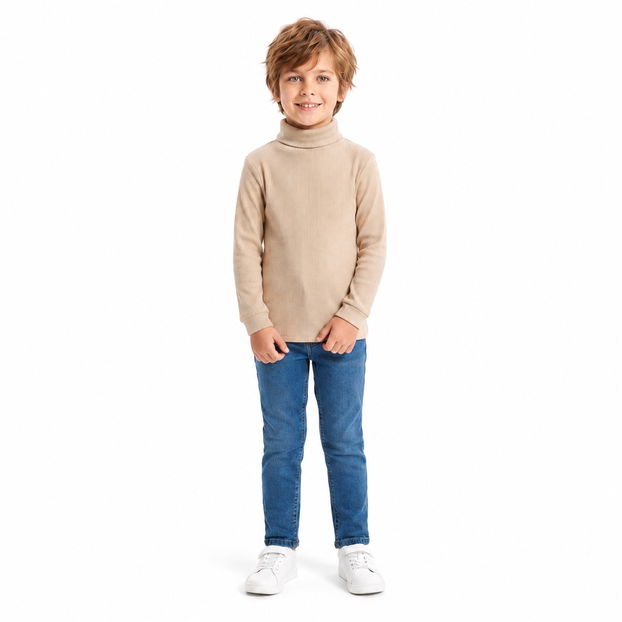 Light brown high neck (Last Chance)