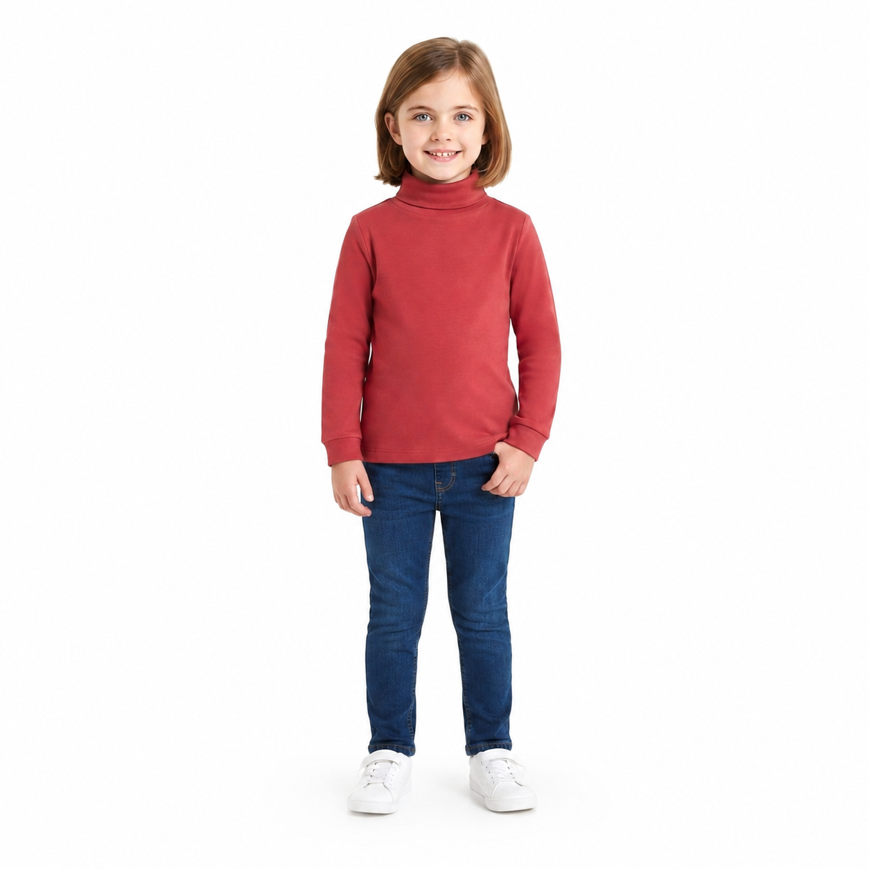 Mahroon basic high neck (Last Chance)