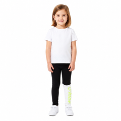 Girls black and white combo tights (Last Chance)