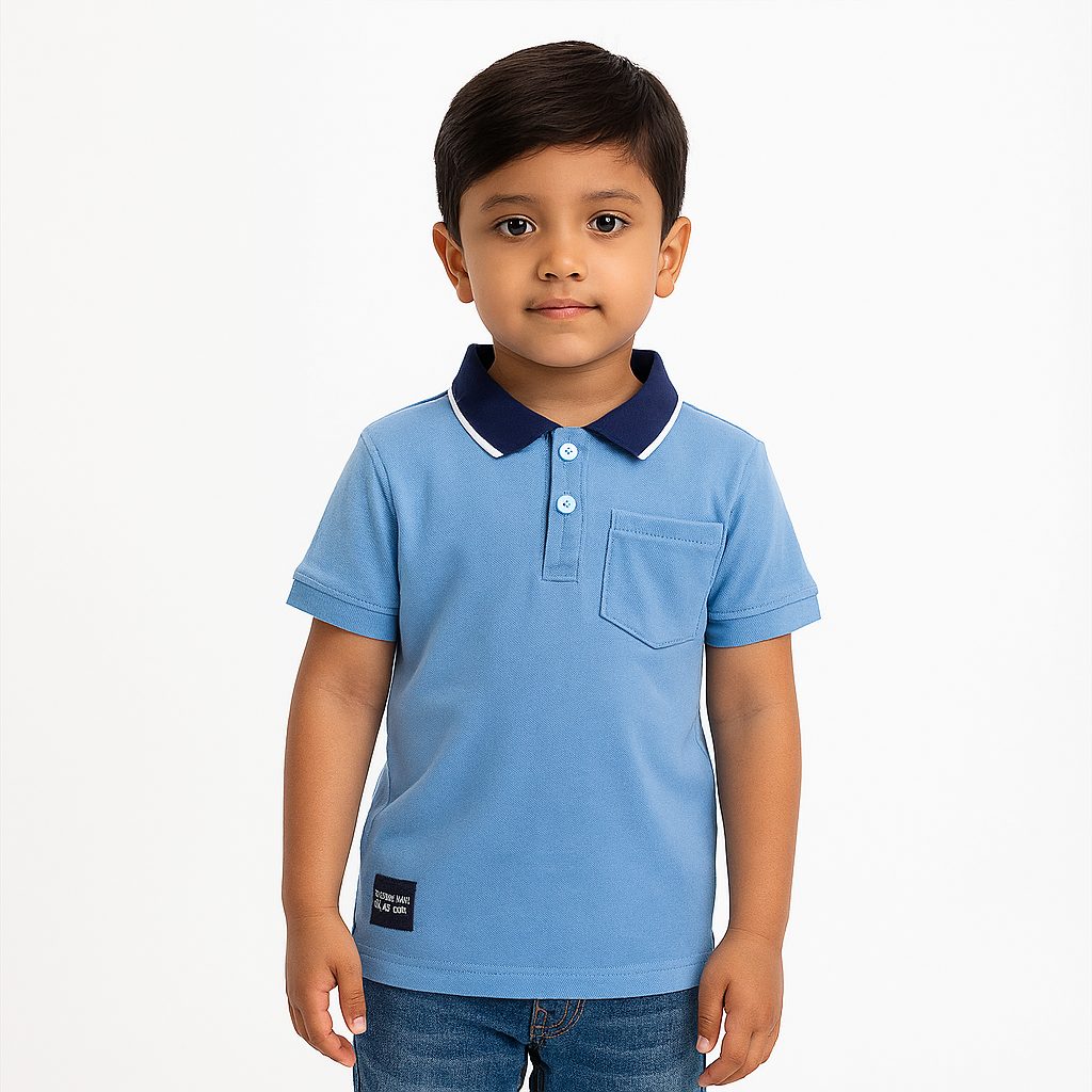 Boys blue polo T-Shirt