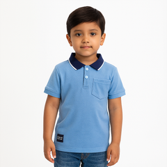 Boys blue polo T-Shirt