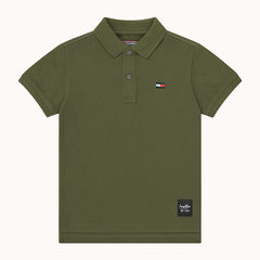 Boys commando embroidered polo shirt